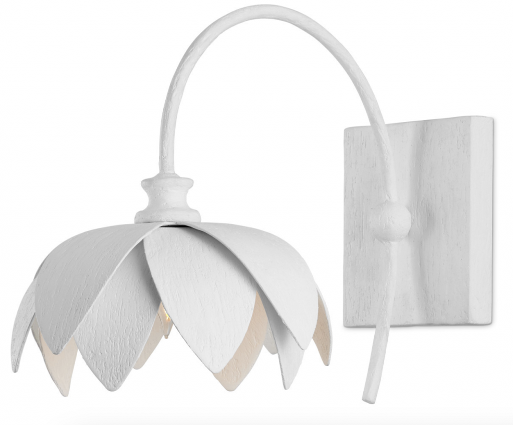 White Wall Sconce